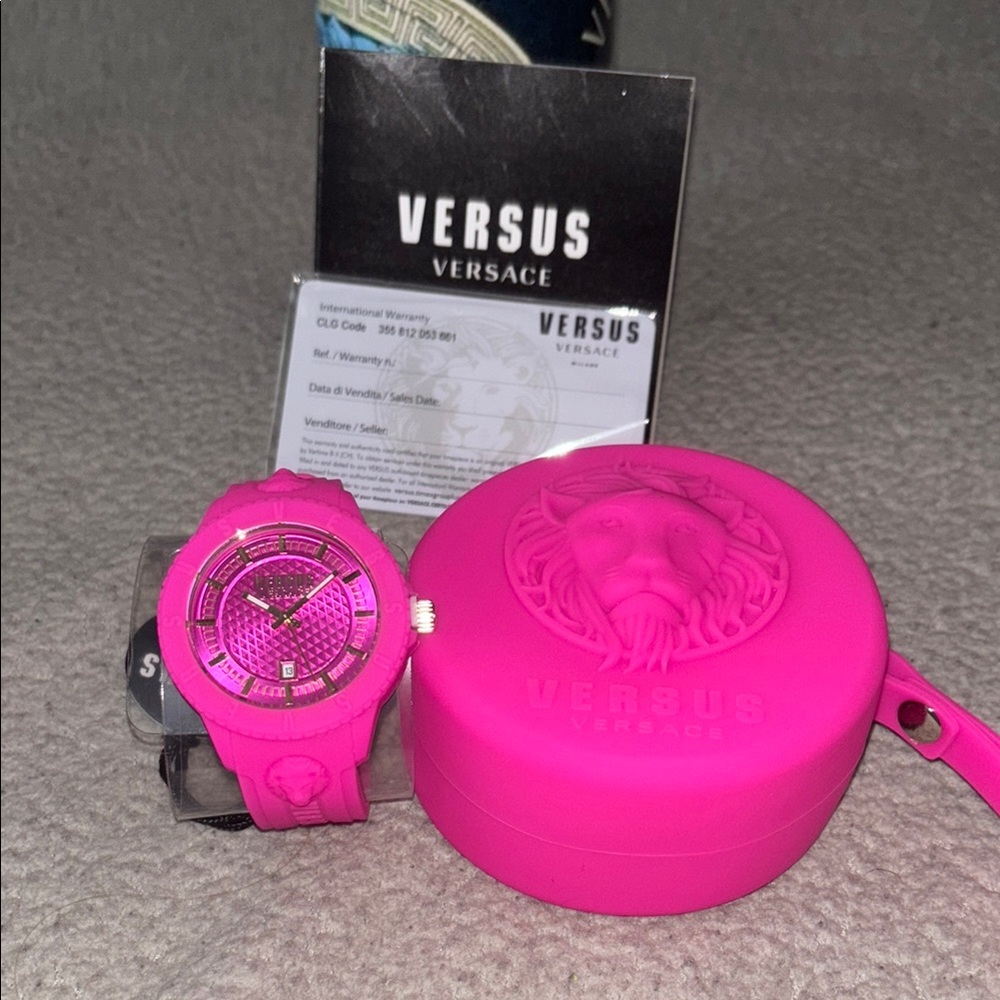 Versus Versace Vibrant Pink Timepiece